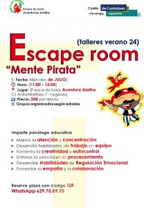 Talleres verano 24 gestión emocional