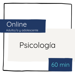 Psicología online duración 60 minutos
