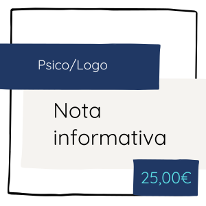 Nota informativa pequeña